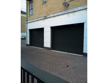 A Double Installation of Roller Shutter Garage Doors.