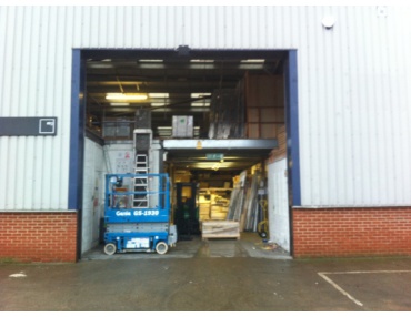 Roller Shutter Door With Bollards