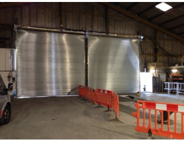 Double Roller Shutter Door Installation