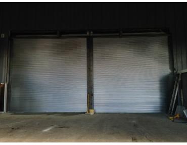 Double Installation of Industrial Roller Shutter Doors