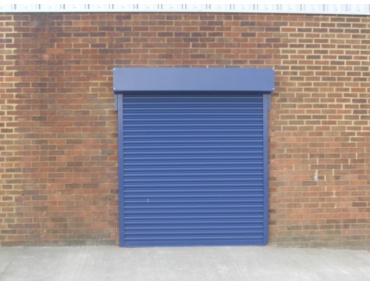 Roller Shutter Door in Client Brand Colours