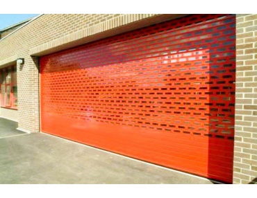 Roller Shutter Door With Punched Laths